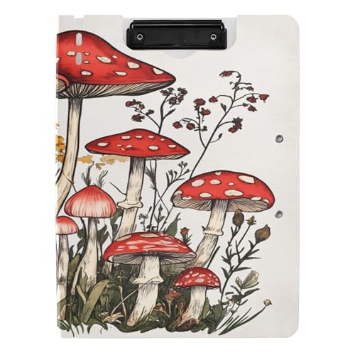 Klappklemmbrett A4 Klemmbrett Clipfolio Doppel Metall Clips Stifthalter Büro Klemmbrett mit Abdeckung Rot Pilze Bolbitius Vitellinus Klappklemmbrett A4 Klemmbrett Clipfolio Doppel Metall Clips Stifthalter Büro Klemmbrett mit Abdeckung Rot Pilze Bolbitius Vitellinus von Caihoyu