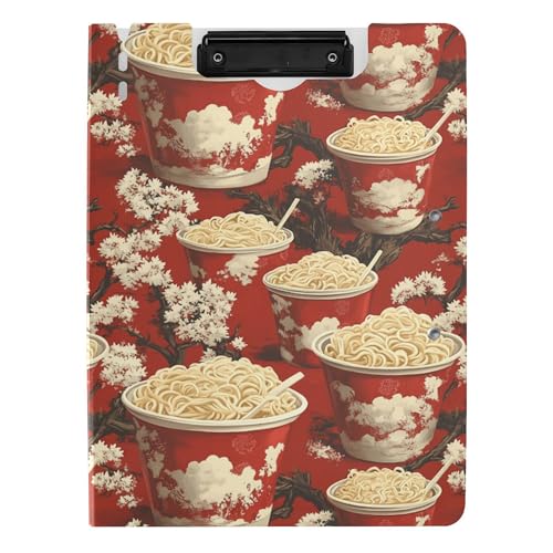 Klemmbrettmappe A4 Klemmbrett Folio Binder Zwei Metallclips Stifthalter Büro Klemmbrett mit Abdeckung Cup Nudeln Kolonialstil Klemmbrettmappe A4 Klemmbrett Folio Binder Zwei Metallclips Stifthalter Büro Klemmbrett mit Abdeckung Cup Nudeln Kolonialstil von Caihoyu