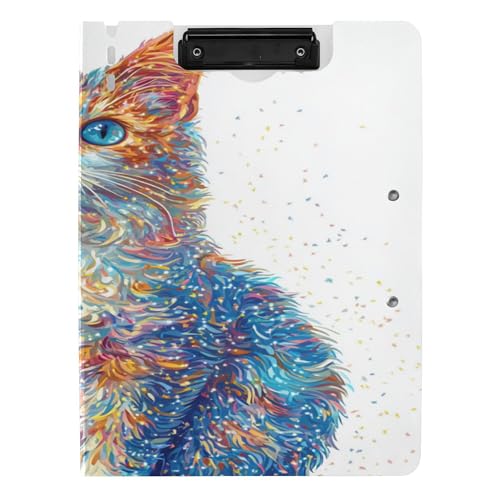 Klemmbrettmappe A4 Klemmbrett mit Padfolio Doppelclips Stifthalter Büro Klemmbrett mit Hardcover Mighty LaPerm Cats Weiß Klemmbrettmappe A4 Klemmbrett mit Padfolio Doppelclips Stifthalter Büro Klemmbrett mit Hardcover Mighty LaPerm Cats Weiß von Caihoyu