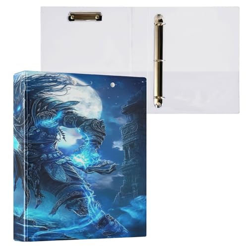 Ringbuch, 3,8 cm, runde Ringe, College-Binder für Studenten, mit Klemmbrett, Büroordner, Zubehör, 200 Blatt, 1 Packung, Drache Ringbuch, 3,8 cm, runde Ringe, College-Binder für Studenten, mit Klemmbrett, Büroordner, Zubehör, 200 Blatt, 1 Packung, Drache von Caihoyu