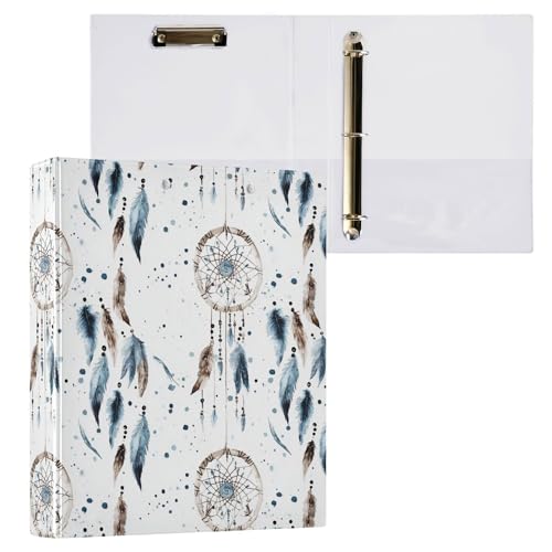 Ringbuch für Studenten, 3,8 cm, mit Klemmbrett, Bürobedarf, 200 Blatt, 2 Stück, Western-Cowboy-Stil Ringbuch für Studenten, 3,8 cm, mit Klemmbrett, Bürobedarf, 200 Blatt, 2 Stück, Western-Cowboy-Stil von Caihoyu