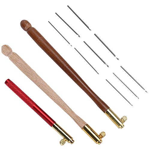Caiqinlen Häkelnadel, einfach zu bedienende Edelstahl-Sticknadel, Verriegelungsnadel zum Nähen nach Hause Caiqinlen Häkelnadel, einfach zu bedienende Edelstahl-Sticknadel, Verriegelungsnadel zum Nähen nach Hause von Caiqinlen