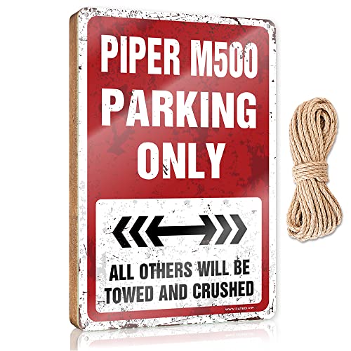 CakJuice Büroschild für Tür, Holzpfeifer, M500, Parkplatz, Holzschild, lustige Schilder für Bar, Geschenke für Arbeit, Freunde (Größe: 15 x 28 cm) von CakJuice