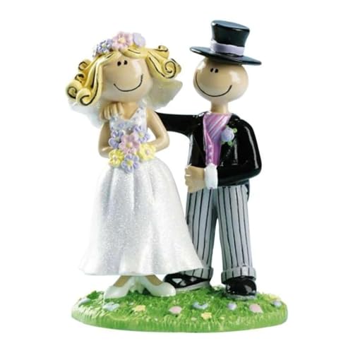 Cake Company Cake Topper Brautpaar "Comic" I Hochzeit Tortendekoration für besondere Momente I Tortenfigur aus hochwertigem Material von Cake Company