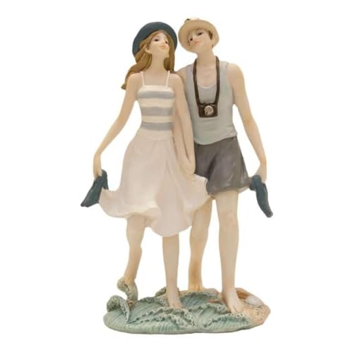 Cake Company Cake Topper Brautpaar Flitterwochen am Meer I Hochzeit Tortendekoration für besondere Momente I Tortenfigur aus hochwertigem Material von Cake Company