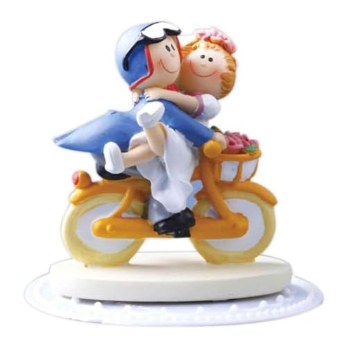 Cake Company Cake Topper Brautpaar auf Fahrrad I Hochzeit Tortendekoration für besondere Momente I Tortenfigur aus hochwertigem Material Cake Company Cake Topper Brautpaar auf Fahrrad I Hochzeit Tortendekoration für besondere Momente I Tortenfigur aus hochwertigem Material von Cake Company