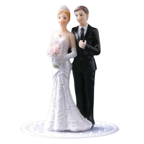 Cake Company Cake Topper Brautpaar klassisch I Hochzeit Tortendekoration für besondere Momente I Tortenfigur aus hochwertigem Material von Cake Company