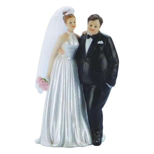 Cake Company Cake Topper Brautpaar kräftiger Mann I Hochzeit Tortendekoration für besondere Momente I Tortenfigur aus hochwertigem Material von Cake Company