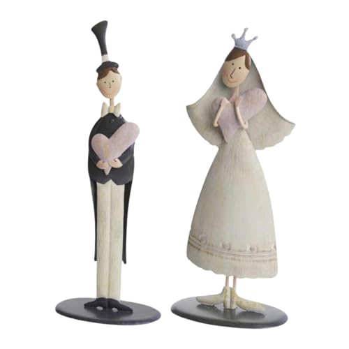 Cake Company Cake Topper Brautpaar mit Herz I Hochzeit Tortendekoration für besondere Momente I Tortenfigur aus hochwertigem Material von Cake Company