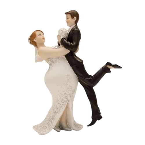 Cake Company Cake Topper Brautpaar mollig I Hochzeit Tortendekoration für besondere Momente I Tortenfigur aus hochwertigem Material von Cake Company