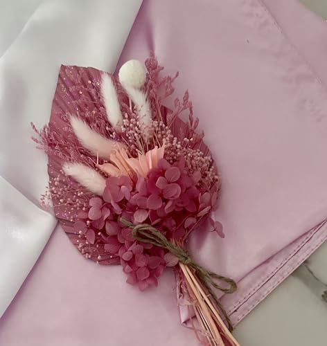 "Cake N Bake“ Trockenblumen-Kuchenaufsatz, Spear Palm Bouquet (Hellrosa) von Cake N Bake