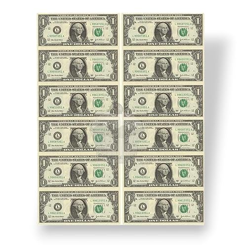 Caketools Essbares Papier Banknoten A4 (Essbares Papier US-Dollar-Banknote A4) von Caketools