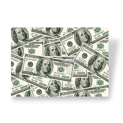 Caketools Essbares Papier Banknoten A4 (hundert Dollarscheine - Hintergrund) von Caketools