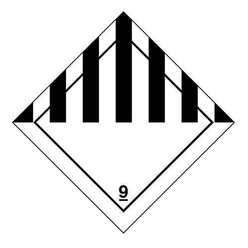 100 S/A Etiketten 100x100mm verschiedene Waren Klasse 9 100 S/A Etiketten 100x100mm verschiedene Waren Klasse 9 von Caledonia Signs