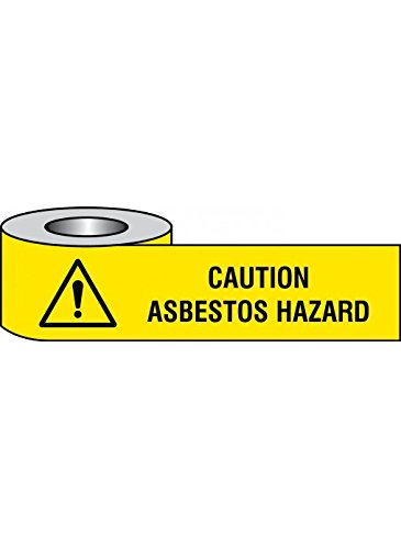 Caledonia Schilder 58607 ACHTUNG Asbest Hazard Absperrband, 75 mm x 250 m Caledonia Schilder 58607 ACHTUNG Asbest Hazard Absperrband, 75 mm x 250 m von Caledonia Signs