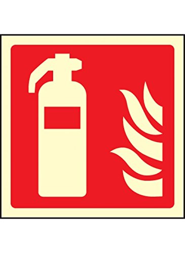 Caledonia Signs 41018C "Feuerlöscher-Symbol" Schild, Foto, leuchtend, selbstklebendes Vinyl, 150 mm x 150 mm Caledonia Signs 41018C "Feuerlöscher-Symbol" Schild, Foto, leuchtend, selbstklebendes Vinyl, 150 mm x 150 mm von Caledonia Signs