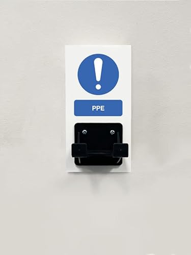 PSA Station – PSA – Einzelhaken auf 80 x 160 mm 10 mm Schaumstoff PVC von Caledonia Signs
