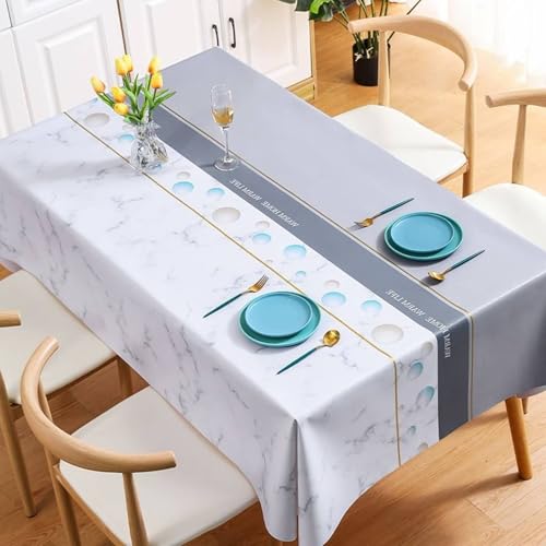 Calefee Tischtücher Rechteckig 120x170cm, Tischdecke Kunststoff PVC mit Marmormuster Tischdecke Fleckschutz Abwaschbar Calefee Tischtücher Rechteckig 120x170cm, Tischdecke Kunststoff PVC mit Marmormuster Tischdecke Fleckschutz Abwaschbar von Calefee