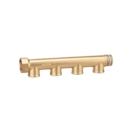 Caleffi 592647 Einkabel-Klemmleiste 1 Zoll x 4 Anschlüsse 1/2 Zoll, Chrom, Einheitsgröße Caleffi 592647 Einkabel-Klemmleiste 1 Zoll x 4 Anschlüsse 1/2 Zoll, Chrom, Einheitsgröße von Caleffi