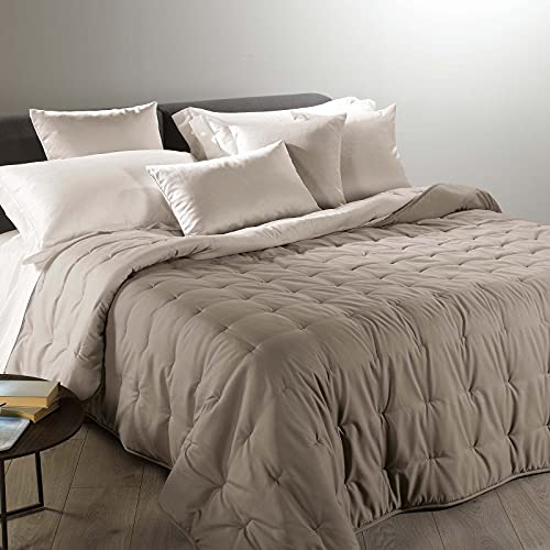 Caleffi - Bettdecke 200x200 cm aus 100% Mikrofaser – Steppdecke, Duvet, Sommerdecke, Decke 200x200, Blanket, Bettdecken, Bettdecke 155x220, Weich & Langlebig für Erholsamen Schlaf, Doppelbettdecke von Caleffi