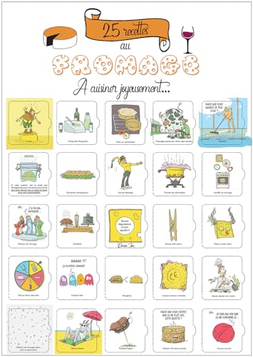 Adventskalender Käse | 25 leckere & lustige Rezepte zum Kochen | Format A3 mit Staffelei | originelle Geschenkidee für Käseliebhaber Adventskalender Käse | 25 leckere & lustige Rezepte zum Kochen | Format A3 mit Staffelei | originelle Geschenkidee für Käseliebhaber von Calendrier Evenement