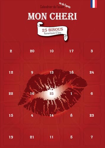 Adventskalender "Mein Schatz" | A3 Poster mit 25 sexy & romantischen Küssen für Herren | Originelles Paargeschenk für Weihnachten, Valentinstag oder Geburtstag | mit Staffelei Adventskalender "Mein Schatz" | A3 Poster mit 25 sexy & romantischen Küssen für Herren | Originelles Paargeschenk für Weihnachten, Valentinstag oder Geburtstag | mit Staffelei von Calendrier Evenement