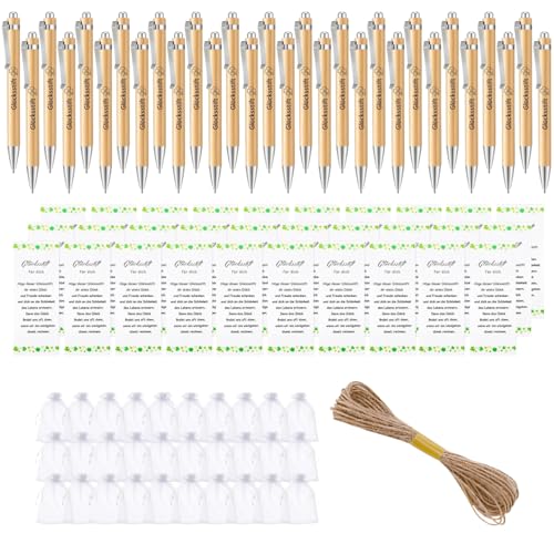 Calenxy 30 Sets Glücksstift Team Dankeschön Geschenke mit Karte Holz Kugelschreiber mit Spruch Geburtstag Gastgeschenke Kuli Glücksbringer Prüfung Bestehen Abschied für Lehrer Mitarbeiter Kollegen Calenxy 30 Sets Glücksstift Team Dankeschön Geschenke mit Karte Holz Kugelschreiber mit Spruch Geburtstag Gastgeschenke Kuli Glücksbringer Prüfung Bestehen Abschied für Lehrer Mitarbeiter Kollegen von Calenxy