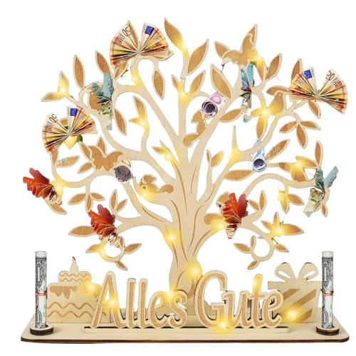 LED Geldgeschenk Hochzeit, Personalisierte Hochzeitsgeschenke für Brautpaar Geldbaum Geldgeschenke für Brautpaar Geburtstag aus Holz Lebensbaum Deko Geldgeschenk Hochzei Lebensbaum LED Geldgeschenk Hochzeit, Personalisierte Hochzeitsgeschenke für Brautpaar Geldbaum Geldgeschenke für Brautpaar Geburtstag aus Holz Lebensbaum Deko Geldgeschenk Hochzei Lebensbaum von Calenxy