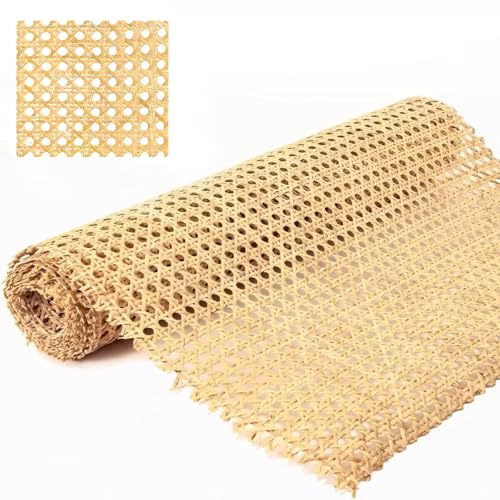 Rattan Geflecht 40x100 CM, DIY Rattan Wiener Geflecht Meterware, Rattangeflecht Natur Meterware, RattanGeflecht für Möbel, Stühle, Schränke, Wasserdicht, Handgefertigt 1 von Calenxy