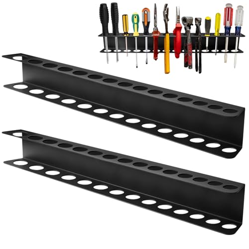 Zangenhalter Wandhalterung 2 Stück Werkzeug Wandhalter 40CM Zangenschlüssel Organizer Schraubendreher Zangen Halter Zangen Wandregal 14 Löcher Werkzeug Wandhalterung für Garagen Werkstätten Werkbänke Zangenhalter Wandhalterung 2 Stück Werkzeug Wandhalter 40CM Zangenschlüssel Organizer Schraubendreher Zangen Halter Zangen Wandregal 14 Löcher Werkzeug Wandhalterung für Garagen Werkstätten Werkbänke von Calenxy