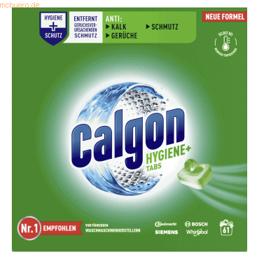 Calgon Waschmaschinenreiniger Hygiene+ 3248420 Tabs 61 Stück von Calgon