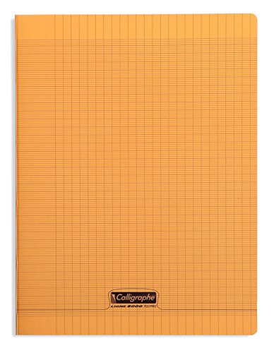 Clairefontaine 18368C - Heft / Schulheft Calligraphe DIN A4 21x29,7cm 96 Blatt, französische Lineatur, 90g, Orange, 1 Stück Clairefontaine 18368C - Heft / Schulheft Calligraphe DIN A4 21x29,7cm 96 Blatt, französische Lineatur, 90g, Orange, 1 Stück von Calligraphe