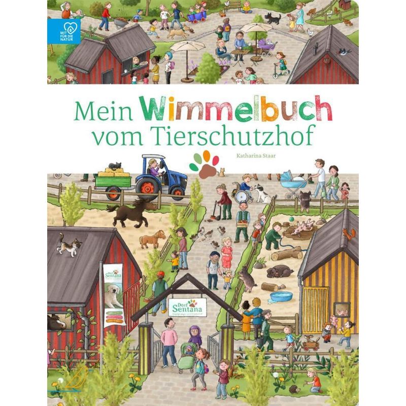 Mein Wimmelbuch Vom Tierschutzhof, Pappband von CalmeMara Verlag