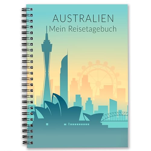 Calmondo Australien Reisetagebuch | Tagebuch Notizbuch Reiseplaner | Achtsamkeitstagebuch als individuelles Reise-Geschenk für Work & Travel Auslandssemester uvm | Ringbuch DIN A5 für 3 Wochen Calmondo Australien Reisetagebuch | Tagebuch Notizbuch Reiseplaner | Achtsamkeitstagebuch als individuelles Reise-Geschenk für Work & Travel Auslandssemester uvm | Ringbuch DIN A5 für 3 Wochen von Calmondo