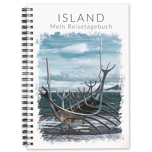 Island Reisetagebuch zum Ausfüllen | interaktiver Reiseplaner für 3 Wochen | Journeybook Reisenotizbuch Tagebuch Island Geschenk für Camping Roadtrip oder Kreuzfahrt | Ringbuch DIN A5 | Calmondo von Calmondo