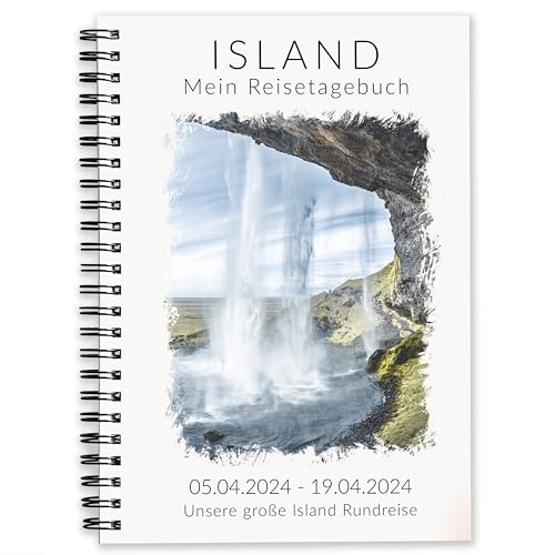 Personalisiertes Reisetagebuch Island | abwechslungsreiches Achtsamkeits-Tagebuch mit Reiseplanung | Für 3 Wochen | personalisierbares Reise-Geschenk für Iceland | Ringbuch DIN A5 | Calmondo Personalisiertes Reisetagebuch Island | abwechslungsreiches Achtsamkeits-Tagebuch mit Reiseplanung | Für 3 Wochen | personalisierbares Reise-Geschenk für Iceland | Ringbuch DIN A5 | Calmondo von Calmondo