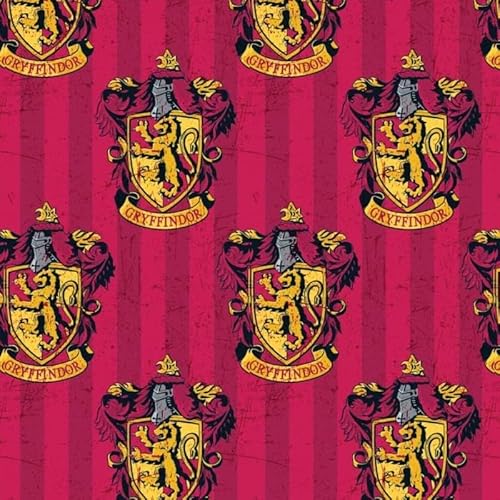 Harry Potter Gryffindor Digitaldruck, 100 % Baumwolle, 110 cm breit, ideal für Basteln, Tischdecke, Quilten, Nähen, Schneidern, Heimdekoration Harry Potter Gryffindor Digitaldruck, 100 % Baumwolle, 110 cm breit, ideal für Basteln, Tischdecke, Quilten, Nähen, Schneidern, Heimdekoration von Camelot Fabrics