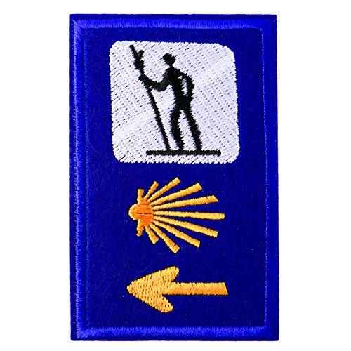 Jakobsweg Aufnäher Patch Aufbügler PilgerZeichen von Camino Cats Jakobsweg Aufnäher Patch Aufbügler PilgerZeichen von Camino Cats von Camino Cats