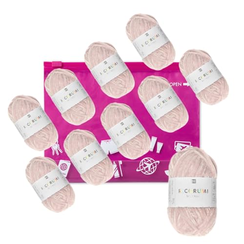 Chenille Chenillegarn Haekelgarn Bastelgarn Ricorumi Amigurumi Wolle 10 Knäul puder Chenille Chenillegarn Haekelgarn Bastelgarn Ricorumi Amigurumi Wolle 10 Knäul puder von Camtiac