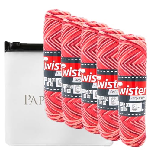 Farbverlaufsgarn Haekelgarn Baumwollgarn Stricken Haekeln Basteln 5x50g Fb.103 rot inkl.Zippbeutel Farbverlaufsgarn Haekelgarn Baumwollgarn Stricken Haekeln Basteln 5x50g Fb.103 rot inkl.Zippbeutel von Camtiac