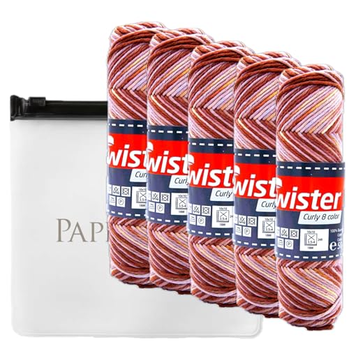 Farbverlaufsgarn Haekelgarn Baumwollgarn Stricken Haekeln Basteln 5x50g Fb.113 braun inkl.Zippbeutel Farbverlaufsgarn Haekelgarn Baumwollgarn Stricken Haekeln Basteln 5x50g Fb.113 braun inkl.Zippbeutel von Camtiac