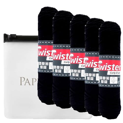 Haekelgarn Baumwollgarn Stricken Haekeln Basteln 5x50g Fb.90 schwarz inkl.Zippbeutel Haekelgarn Baumwollgarn Stricken Haekeln Basteln 5x50g Fb.90 schwarz inkl.Zippbeutel von Camtiac