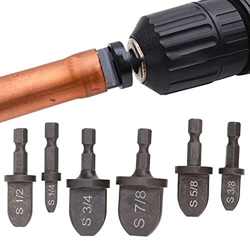 Candeon 6pcs Klimaanlagen Kupferrohr Expander, HLK -Reparaturwerkzeuge Set Kupferrohr -Expander Swaging -Werkzeug mit 1/4 '' 3/8 '' 1/2 '' 5/8 '' 3/4 '' 7/8 '' Expander Drill Bit Candeon 6pcs Klimaanlagen Kupferrohr Expander, HLK -Reparaturwerkzeuge Set Kupferrohr -Expander Swaging -Werkzeug mit 1/4 '' 3/8 '' 1/2 '' 5/8 '' 3/4 '' 7/8 '' Expander Drill Bit von Candeon