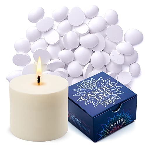 Candle Shop - Weiße Farbe, 57 g, Farbchips für die Herstellung von Kerzen, Kerzenwachs, eine tolle Auswahl an Farben Candle Shop - Weiße Farbe, 57 g, Farbchips für die Herstellung von Kerzen, Kerzenwachs, eine tolle Auswahl an Farben von Candle Shop