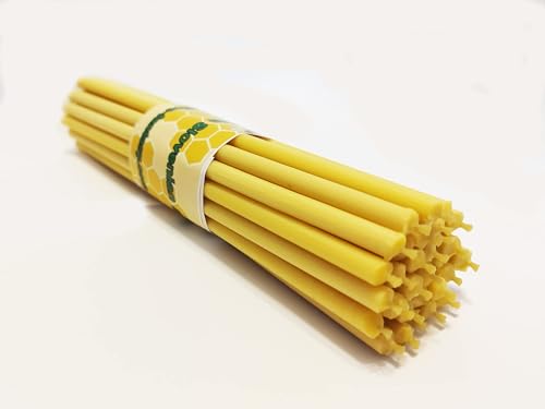 30 Kirchenkerzen – 20,5 cm – Orthodoxe Gebetskerzen – Tropffrei, rußarm, handgefertigt – Für Kirche, Zuhause, Rituale von Candles Fantasy