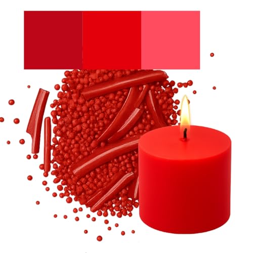Kerzenfarbe in Flocken – 30 beliebte Farben – Hochkonzentriert – Für Paraffin, Bienenwachs, Sojawachs, Stearin, Palmwachs – Premium Farbflocken - Rot Kerzenfarbe in Flocken – 30 beliebte Farben – Hochkonzentriert – Für Paraffin, Bienenwachs, Sojawachs, Stearin, Palmwachs – Premium Farbflocken - Rot von Candles Fantasy