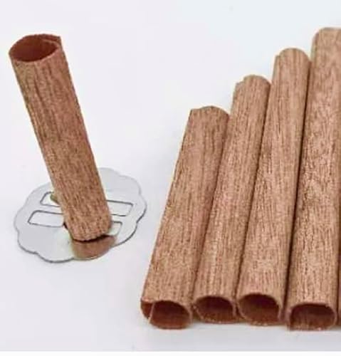 Candleverse Holzdocht Rohr für Kerzen 50 Stück | Kerzendochte für Kerzenherstellung | DIY Kerzen gießen | 70x7x1mm Candleverse Holzdocht Rohr für Kerzen 50 Stück | Kerzendochte für Kerzenherstellung | DIY Kerzen gießen | 70x7x1mm von Candleverse