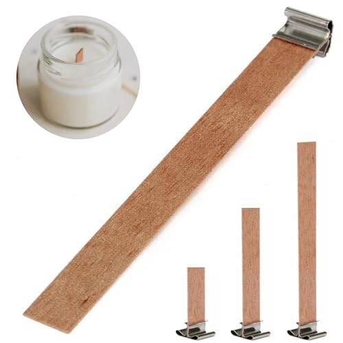 Candleverse Holzdocht für Kerzen 50 Stück | Kerzendochte für Kerzenherstellung | DIY Kerzen gießen | Basic - 70x20x1mm Candleverse Holzdocht für Kerzen 50 Stück | Kerzendochte für Kerzenherstellung | DIY Kerzen gießen | Basic - 70x20x1mm von Candleverse
