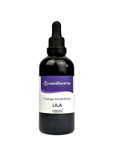 Candleverse Premium Flüssige Kerzenfarbe [Lila] | Hochkonzentrierte Farbe für DIY Kerzenherstellung | 100ml Flasche von Candleverse