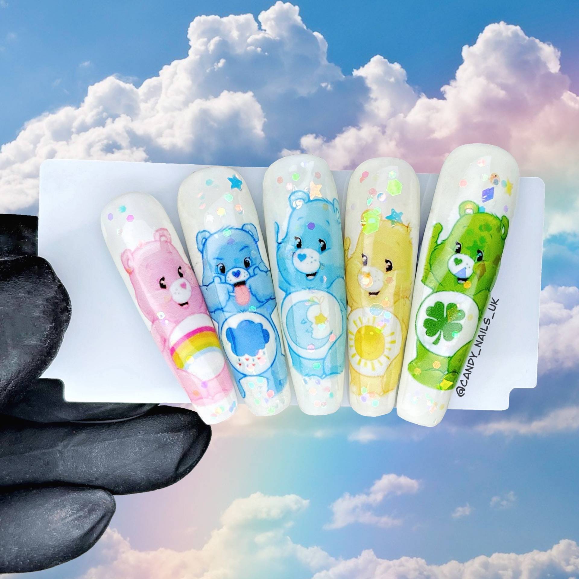 Nägel Aufdrücken/ Bekleben/Versandfertig Größe M Pflegebären Nägel Aufdrücken/ Bekleben/Versandfertig Größe M Pflegebären von CandyNailsUk